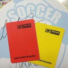 サッカー審判用 イエローカード、レッドカードセットのサムネイル