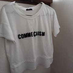 COMME CA ISM ホワイト 半袖シャツ Mのサムネイル