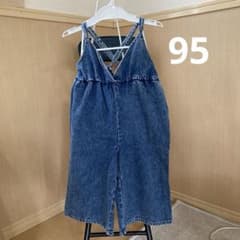 ⭐️バースデーmirror bae⭐️デニムオーバーオール サロペット95のサムネイル