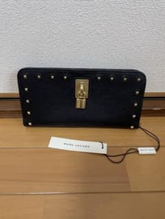 【未使用、タグ付き】Marc Jacobs 長財布　黒のサムネイル