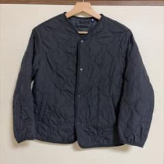 UNIQLO キルティングジャケット ブラック 150のサムネイル