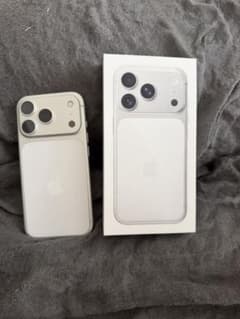 iPhone17Pro 256GB 실버 미품 배터리 99% SIM 무료