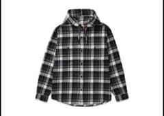 Supreme Hooded Flannel Shirt 
