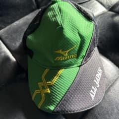 n*i様 Mizuno スポーツキャップ 緑/黒のサムネイル