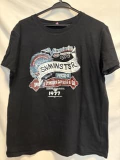 グラフィックプリント Tシャツ ブラック Lのサムネイル