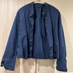 +J UNIQLO 長袖シャツ ネイビー Mサイズのサムネイル