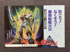 映画 機動戦士ガンダム 逆襲のシャア 非売品 ポスター 消防 富野由悠季