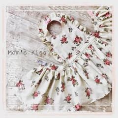 のりちゃん様エプロンドレス シンプルローズ Mサイズ（2.5才~4才）のサムネイル