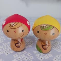 kokechi 卯三郎の孫 こけし どんぐり 2体セット - メルカリ