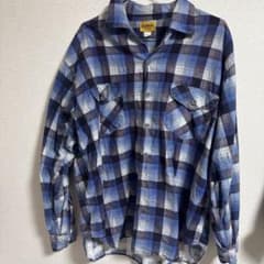 OshKosh 青黒チェックネルシャツ Lサイズ - メルカリ