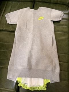 sacai×Nike 半袖スウェットプリーツワンピース グレー sacai×Nike 半袖スウェットプリーツワンピース グレー - メルカリ