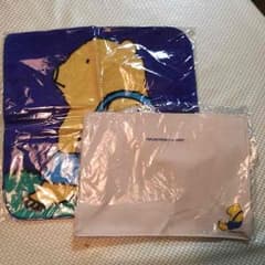 未使用 くまの子ウーフ ハンカチ & ミニトートのサムネイル