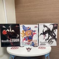 유희왕 피규어 세트 블랙 마술사 소녀 진홍안의 흑룡 레드 데몬