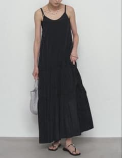 LOUNGEDRESS サテンティアードキャミワンピース - メルカリ