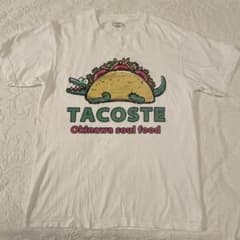 TACOSTE 沖縄 ソウルフード Tシャツ ホワイト Lのサムネイル