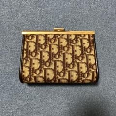 Christian Dior トロッター ヴィンテージがま口ポーチ　ディオールのサムネイル