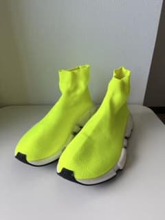 BALENCIAGA バレンシアガ スピードトレーナー41 蛍光 イエロー - メルカリ