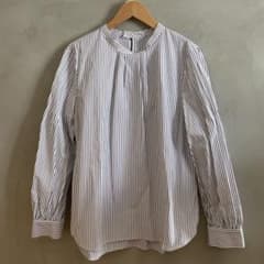 ストライプ柄 長袖シャツ 40/Lのサムネイル