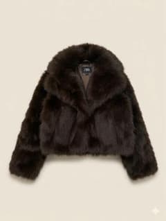 ZARA ザラ SHORT FAUX FURCOAT ショート ファーコート 茶 - メルカリ