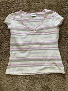 サ*イ様 NEXT 半袖 Tシャツ ボーダー ピンク UK14 / Lサイズのサムネイル