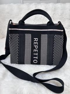 repetto ショルダーバッグ　ブラックのサムネイル