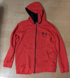 UNDER ARMOUR フルジップパーカー レッド XXLQのサムネイル