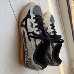 Mizuno 卓球シューズ ホワイト/グレー/ブラック　23.0cmのサムネイル