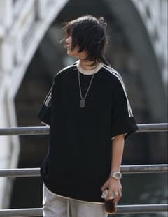 ラインスリーブルーズTシャツのサムネイル