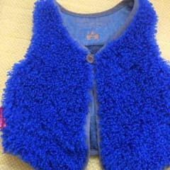 断捨離ハンドハンド様専用 RAGMART リバーシブルふわふわベスト 110㎝のサムネイル