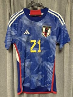 サッカー日本代表 堂安律 21番 ユニフォーム　美品のサムネイル