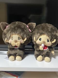 モンチッチ おめめキラキラBIGぬいぐるみ 2種セット