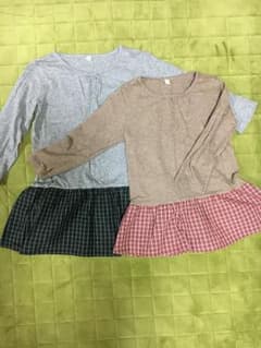 無印良品 チュニックワンピース100.120セットのサムネイル