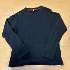 キッズ 長袖カットソー ブラック 140cm