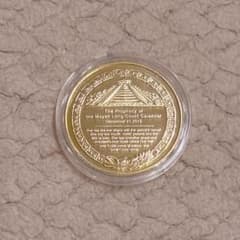 マヤ文明 アステカカレンダー 直径40mm (ゴールド1色) - メルカリ