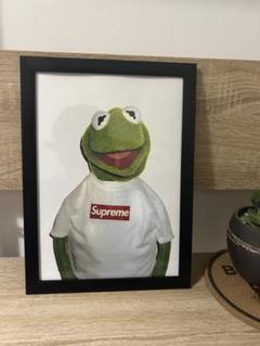 カーミット Supreme ポスター 【額縁付 カーミット Supreme ポスター 【額縁付 Supreme - supreme