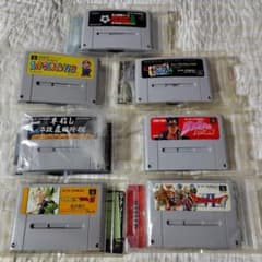 スーパーファミコン ソフト 7本セット まとめ売り 動作未確認 箱あり