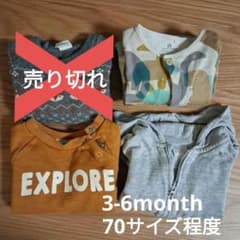 ベビー服 3点セット トップス・ロンパース・パーカーのサムネイル