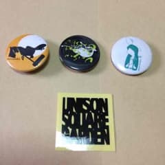 UNISON SQUARE GARDEN 缶バッチ ステッカーセットのサムネイル