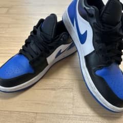 Nike Air Jordan 1 Low 青/黒/白 スニーカーのサムネイル