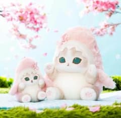 完売品 mofusand ぽてぽてサメにゃんマスコット さくらピンク セット