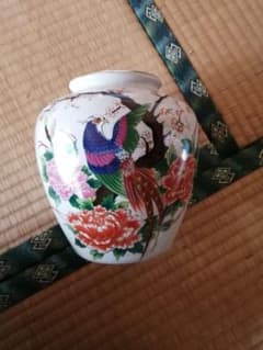 九谷焼 清峰作 花鳥柄 花瓶　牡丹　鳳凰 最終値下げ‼️九谷焼 清峰作 花鳥柄 花瓶 牡丹 鳳凰 - メルカリ