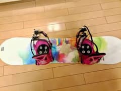 Spoon スノーボード カラフル カラフル スノーボード100センチ ビンディング付き（SPOON） - メルカリ