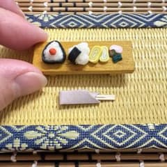 Thumbnail of 【ミニチュアおにぎり＆お惣菜セット】 ハンドメイド
