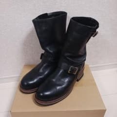 G*t様 エンジニアブーツ ブラック レザー 27cm 27.5cm サイズ9 - メルカリ