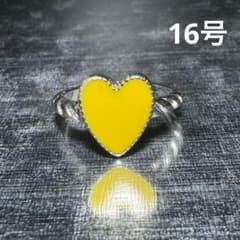 ヴィンテージ ファッションリング シルバー 16号 ハートリング 存在感アクセ