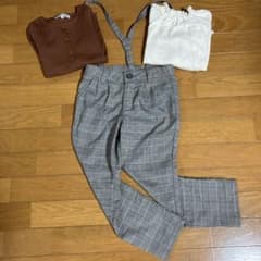 お値下げ★3点セット　トップス＆サロペットのサムネイル