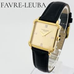 【美品　手巻き】3499 FAVRE-LEUBA　ユニセックス腕時計　ゴールド 美品 手巻き】3499 FAVRE-LEUBA ユニセックス腕時計 ゴールド