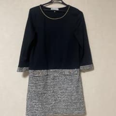 ROPE PICNIC ひざ丈ワンピース 長袖のサムネイル