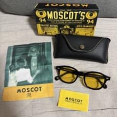 MOSCOT モスコット レムトッシュ サングラス 黒 イエローレンズのサムネイル
