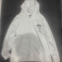 Stussy ジップアップパーカー グレー Lサイズのサムネイル